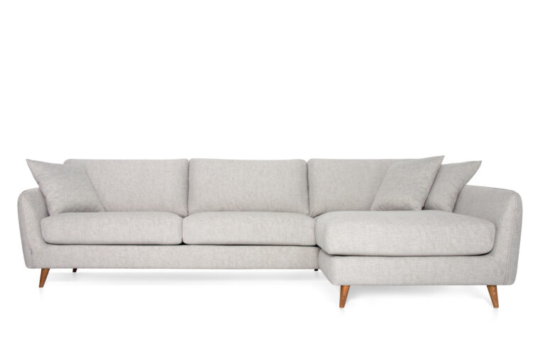 In picture: Faro 3 DIV Right. Fabric: Manhattan 890. Leg: 50, oak.