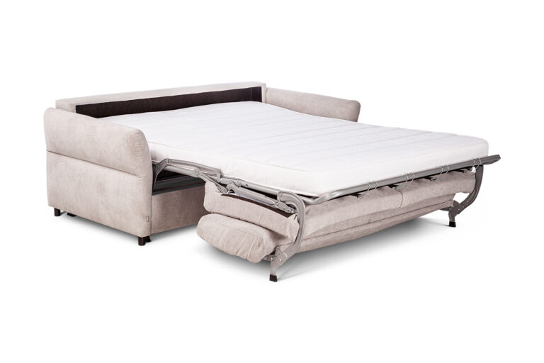 In picture: Agnes 2 opened into bed position. Fabric: Aston 15.