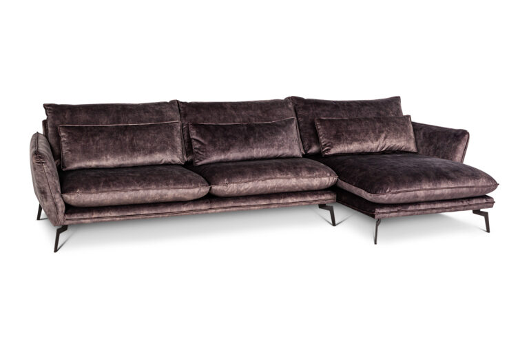 In picture: Style combination Style 3 DIV Right. Fabric: Adore 68. Leg: 122 matte black.