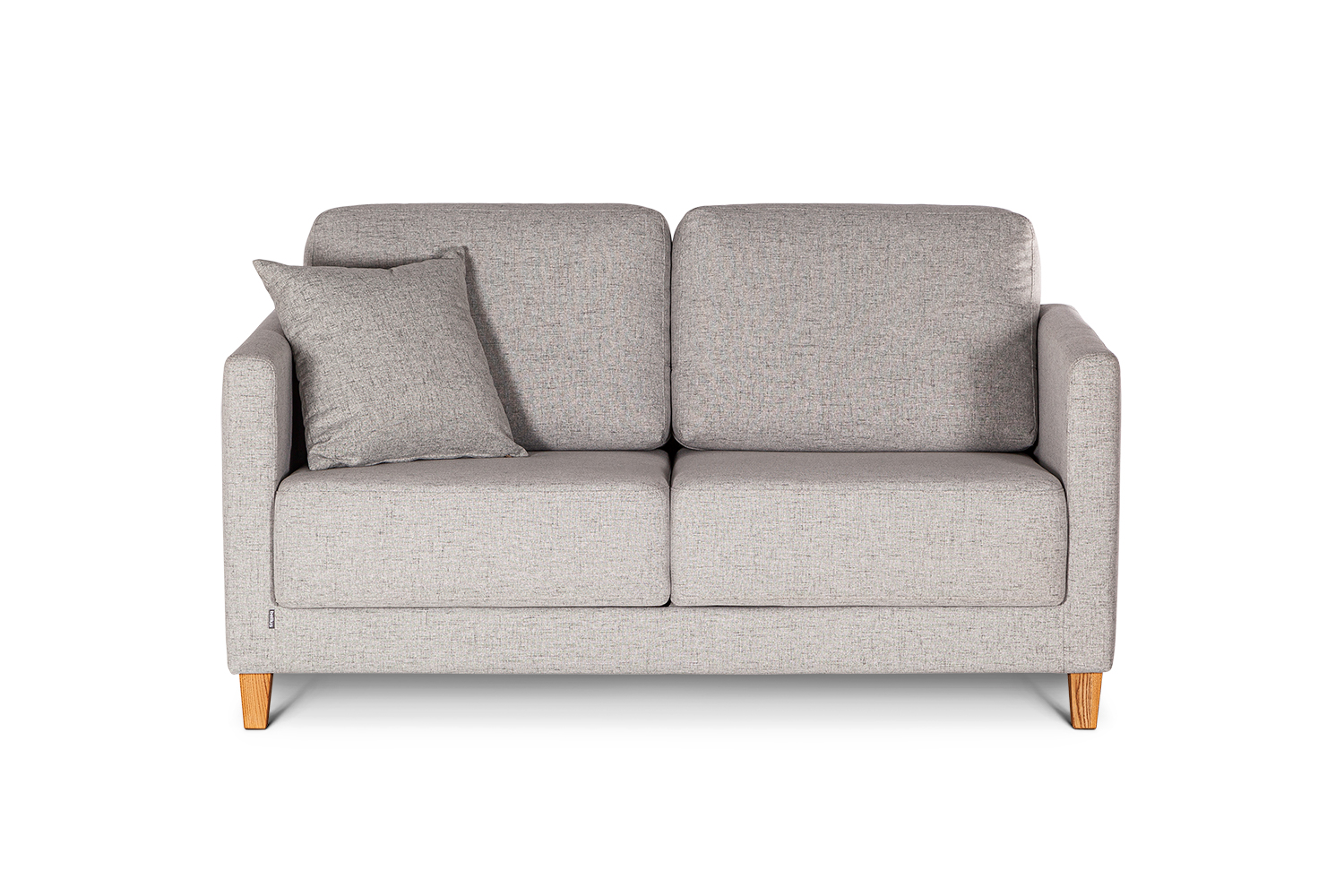 In picture: Nicole 2. Fabric: Linea 16. Leg: 1, oak.