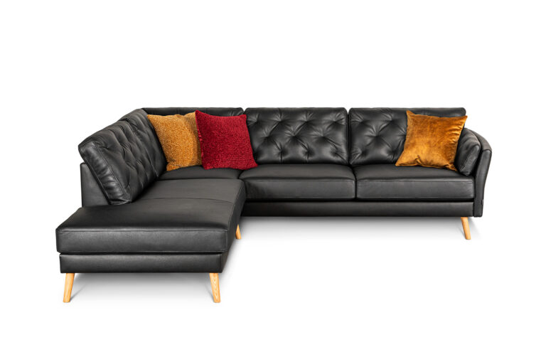 In picture: Prince Open End. Leather: Labrador 3293. Leg: 14, oak