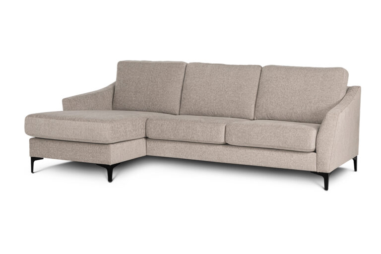 In picture: Hudson 3 DIV Left. Fabric: Lexus 91190. Leg: 53, matte black.