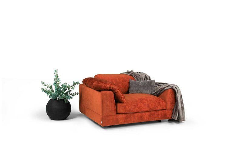 In picture: Infnity Loveseat. Fabric: Chameleon 301