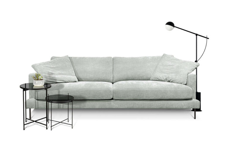 In picture: Boom 3LC. Fabric: Diego 6010. Leg: 127, matte black.