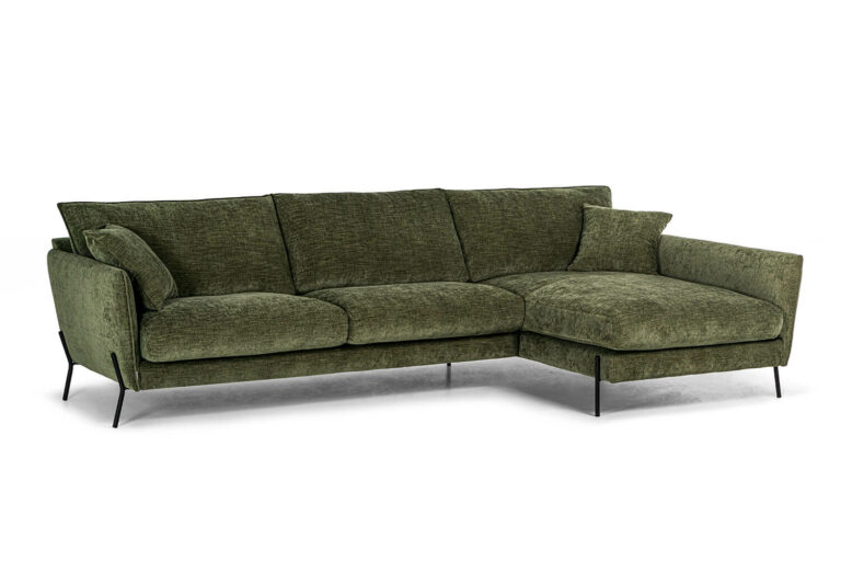 In picture: Nube 3 DIV Right. Fabric: Diego 6012. Leg: Nube leg, matte black.