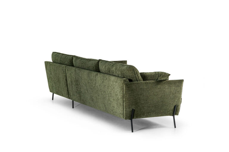 In picture: Nube 3 DIV Right. Fabric: Diego 6012. Leg: Nube leg, matte black.