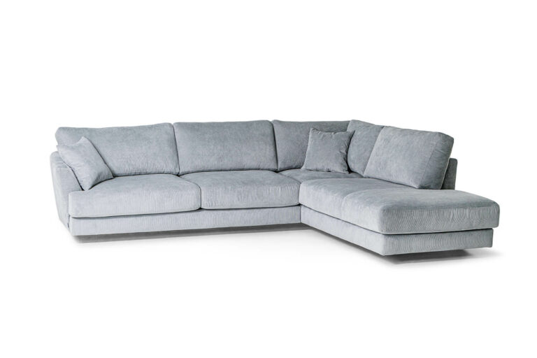 In picture: Arthur Open End Right. Fabric: Wave 20.