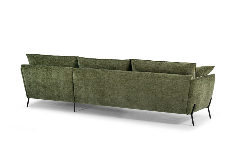 In picture: Nube 3 DIV Right. Fabric: Diego 6012. Leg: Nube leg, matte black.