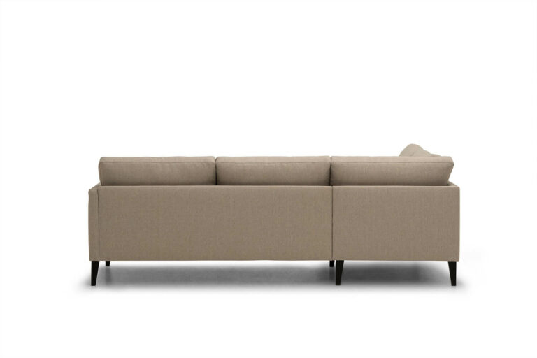In picture: Jonna Open End Left. Fabric: Riviera 710. Leg: 85, black.