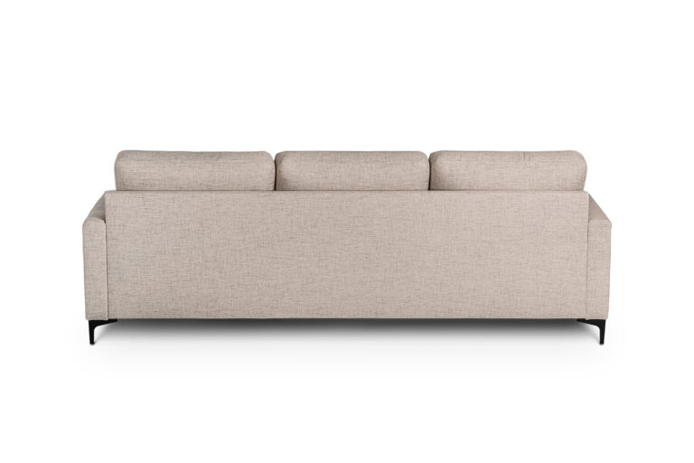 In picture: Presly 3 DIV Right. Fabric: Eleni 810. Leg 53, matte black.