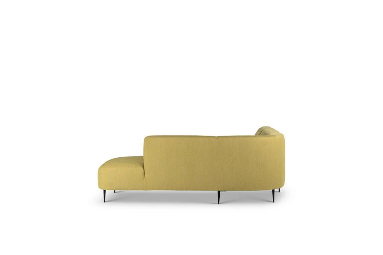 In picture: Perry Open End Right. Fabric: Chrush 2170. Leg: 15, matte black.