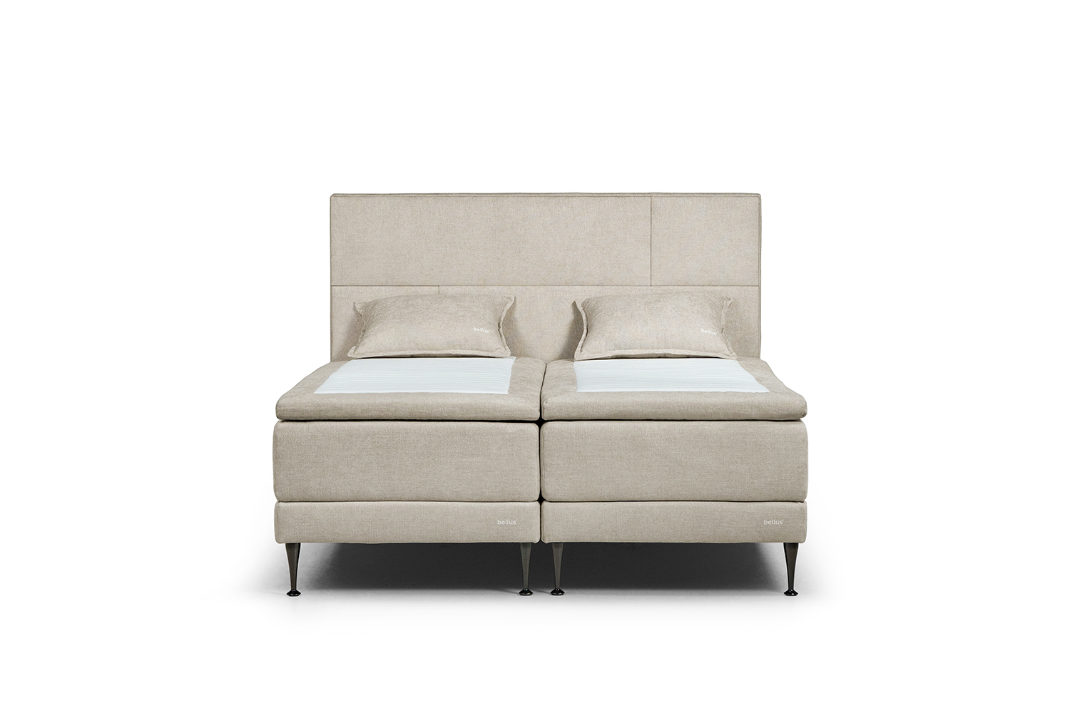 In picture: Adjustable Dream 2x90x210cm. Headboard: Zen. Fabric: Next 105. Leg: 125.
